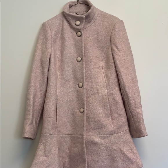 Kensie pink pea coat sz small